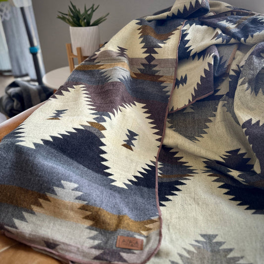 Decke aus Andenalpakawolle - Rocky