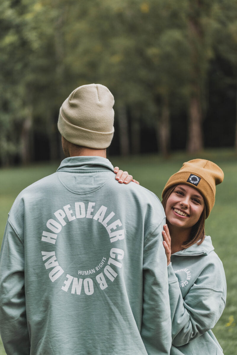 Zip-Up Sweater „ONE DAY HOPEDEALER CLUB”