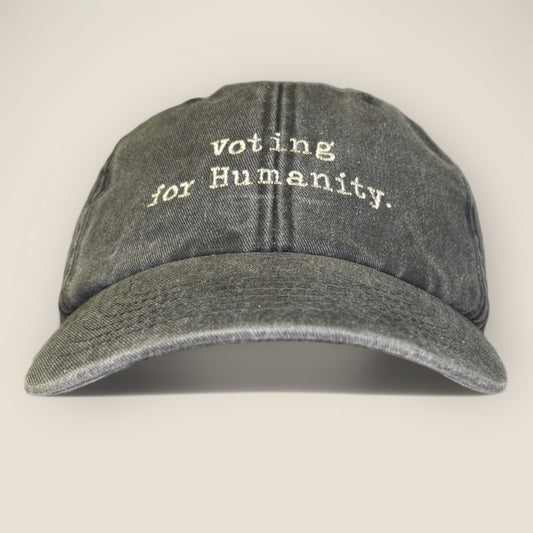 Cap "Voting for Humanity"