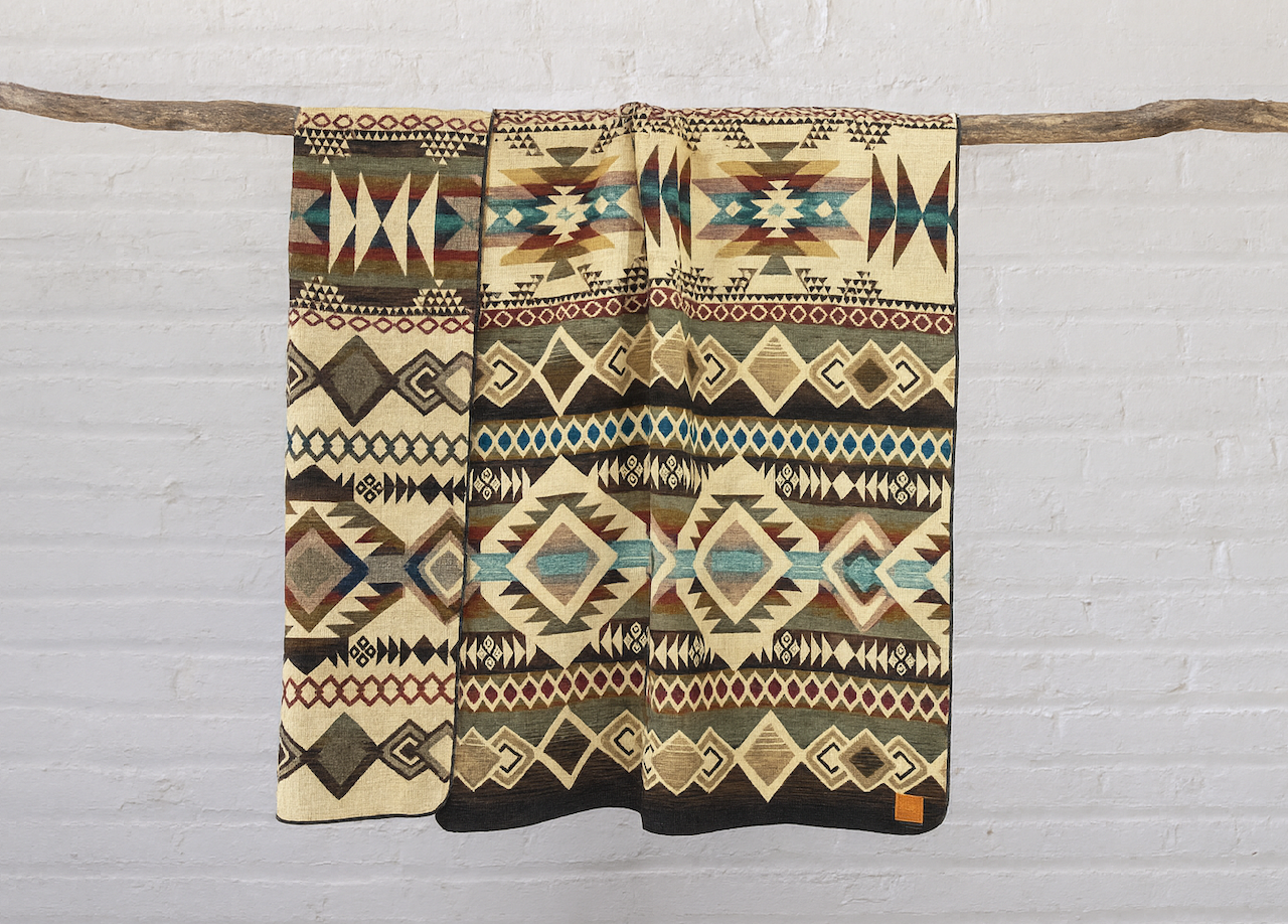 Andine Decke aus Alpaka-Wolle – Inca