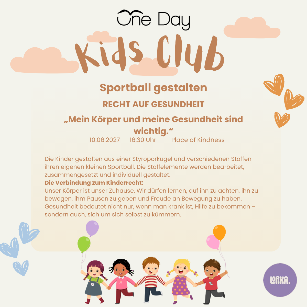 ONE DAY KIDS CLUB 2026 - 2027
