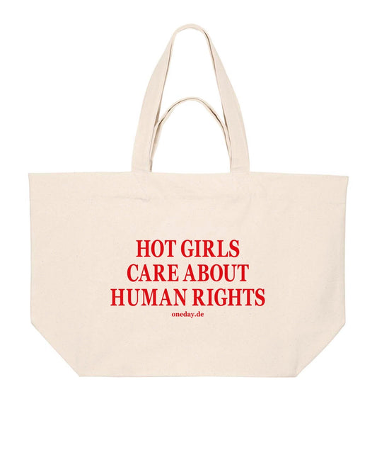 Shopping Bag - Hot girls care about Human Rights