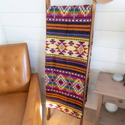 Alpaka-Wende-Decke – Amethyst