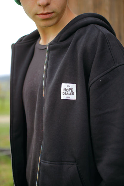 Hope Dealer Zip Hoodie schwarz