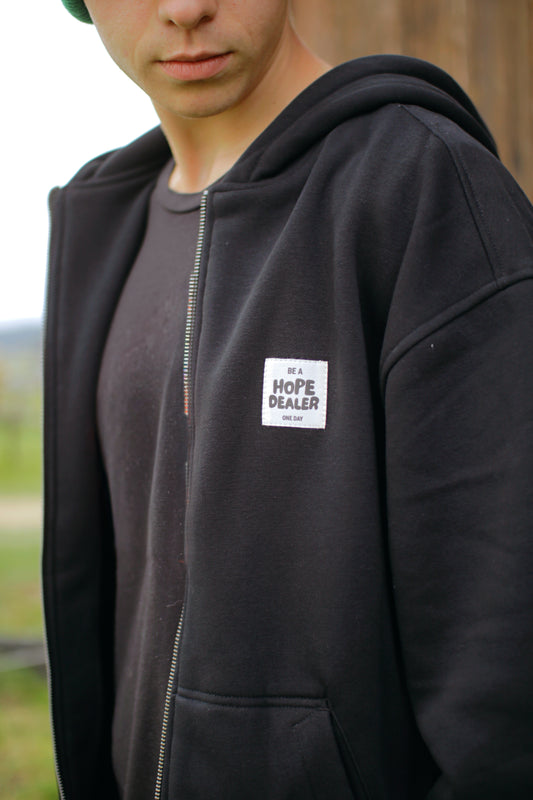 Hope Dealer Zip Hoodie schwarz