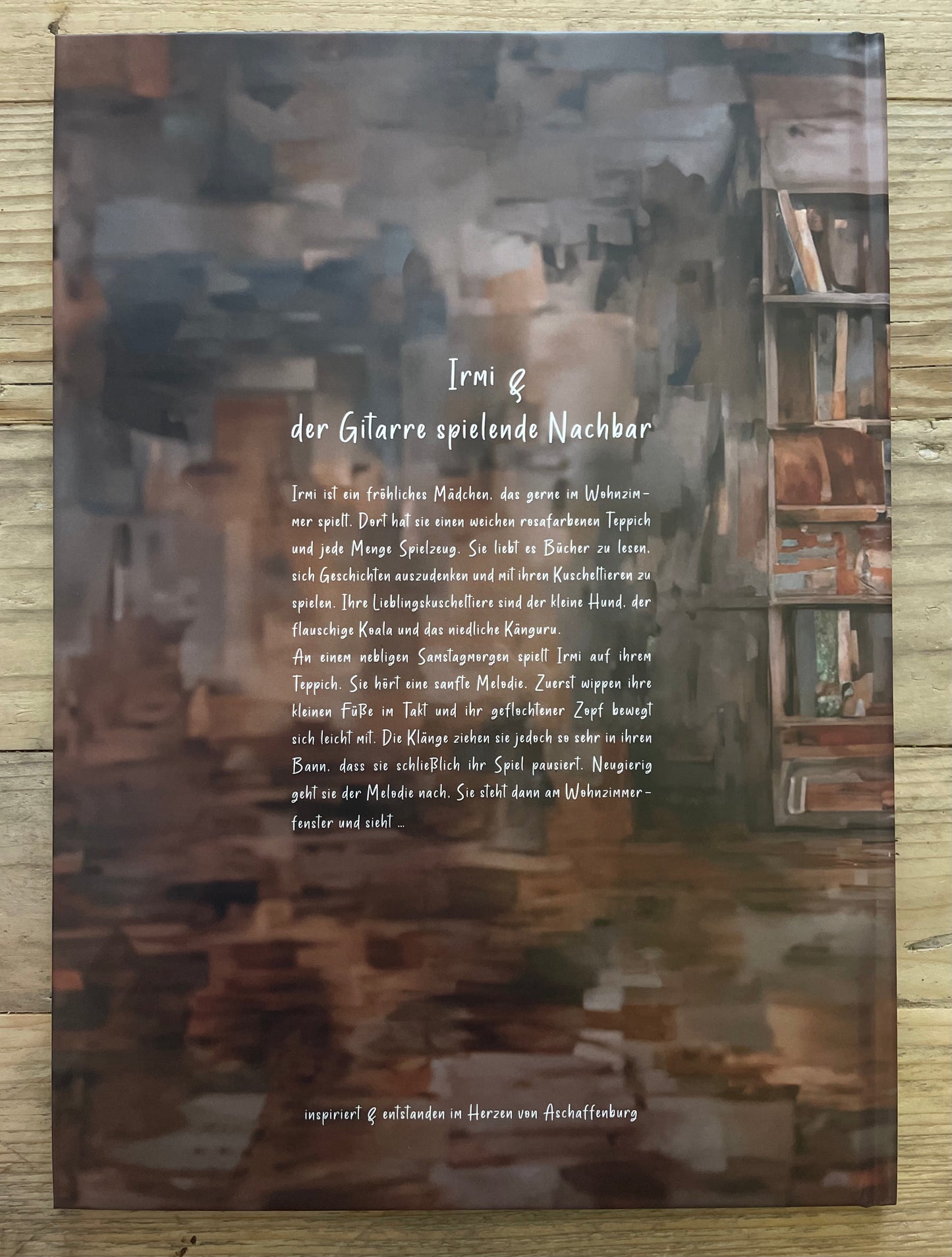 Buch von Alina Lazarus „Irmi & der Gitarre spielende Nachbar“