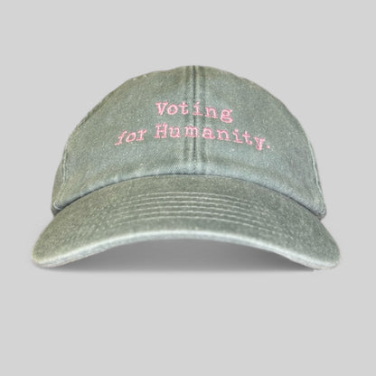 Cap "Voting for Humanity"