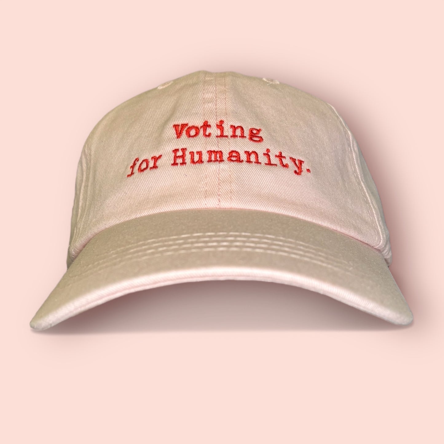Cap "Voting for Humanity"