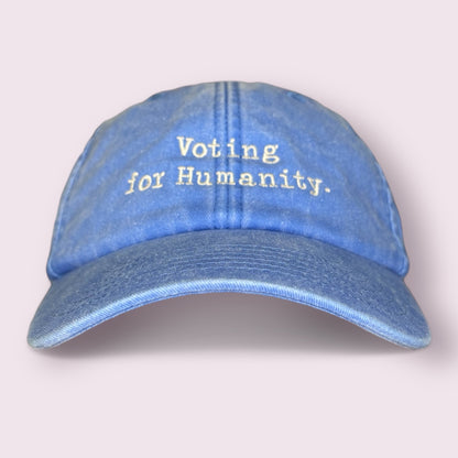Cap "Voting for Humanity"