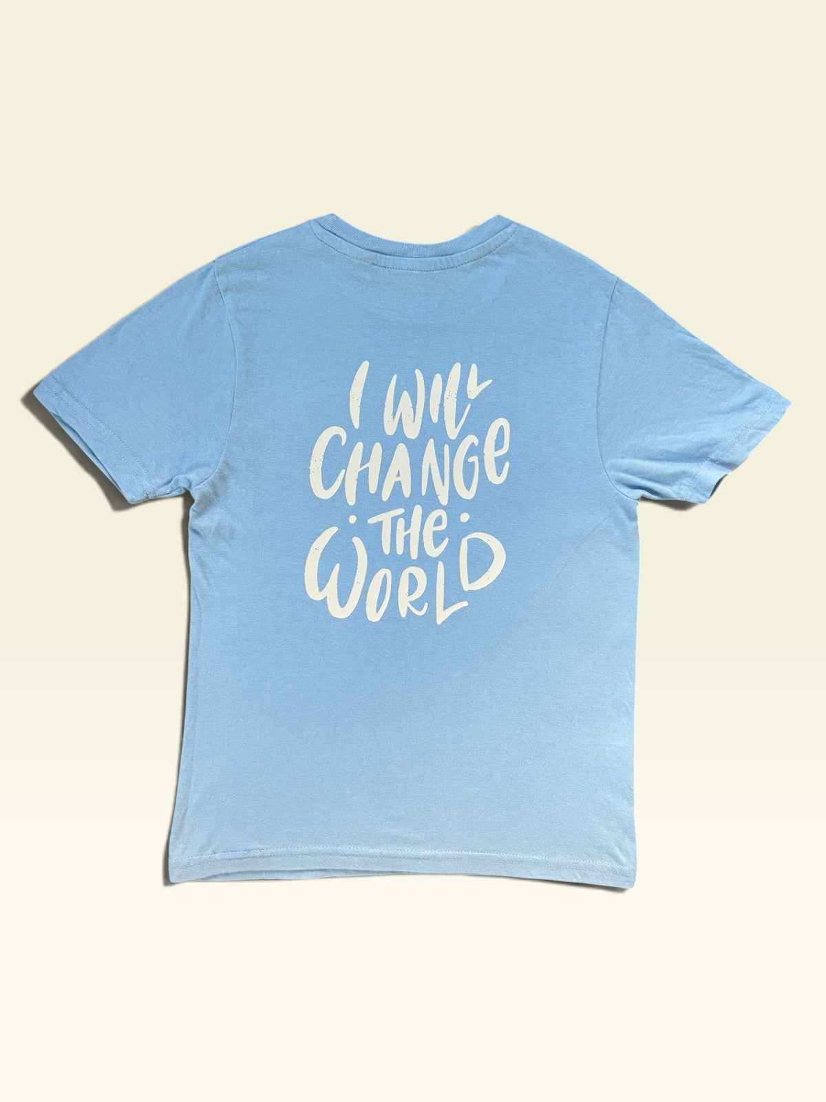 Kinder T-Shirt "I WILL CHANGE THE WORLD"
