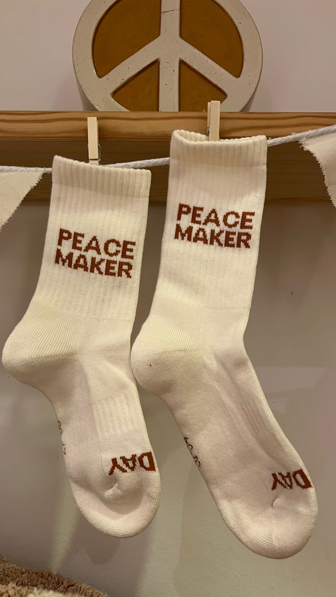 Socken „PEACE MAKER” - designed by ONE DAY e.V.