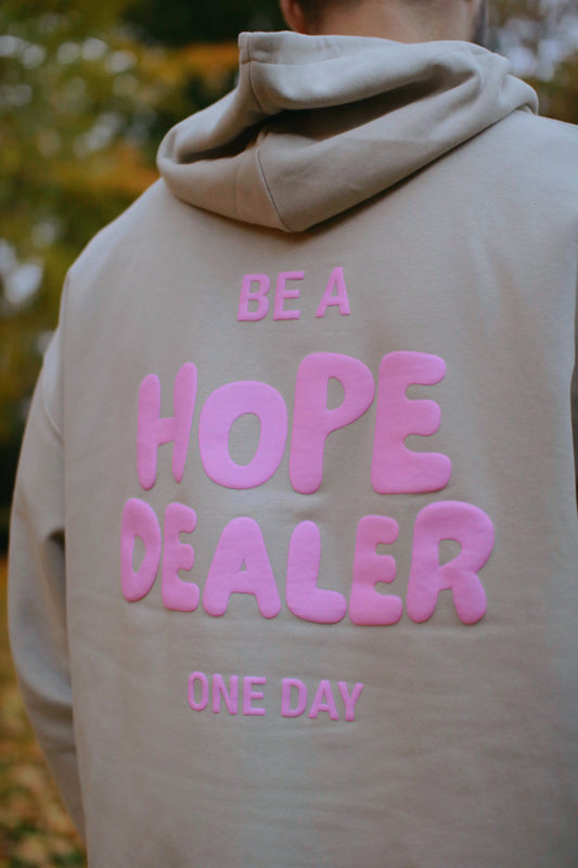 Hopedealer Hoodie mit puffy-print Details