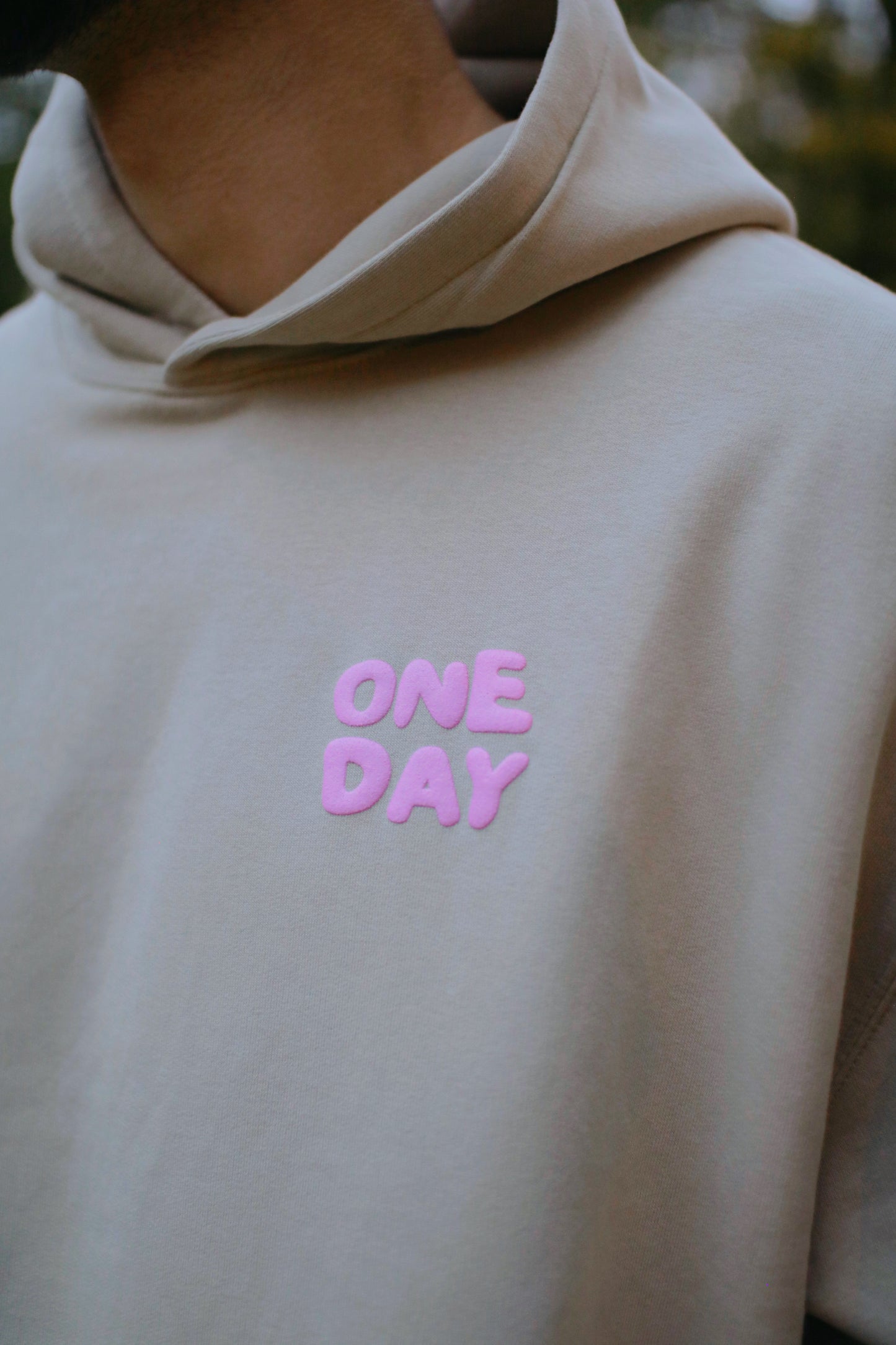 Hopedealer Hoodie mit puffy-print Details