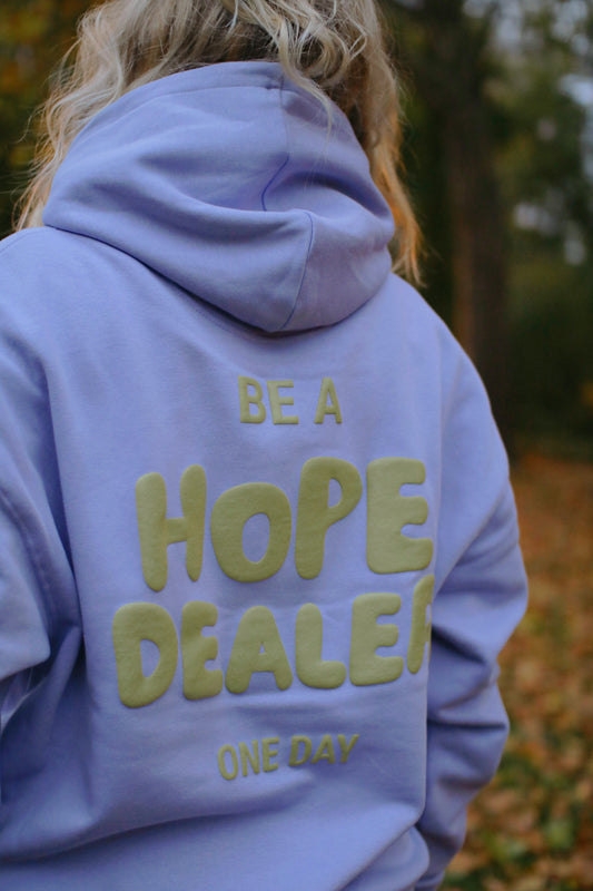 Hopedealer Hoodie mit puffy-print Details
