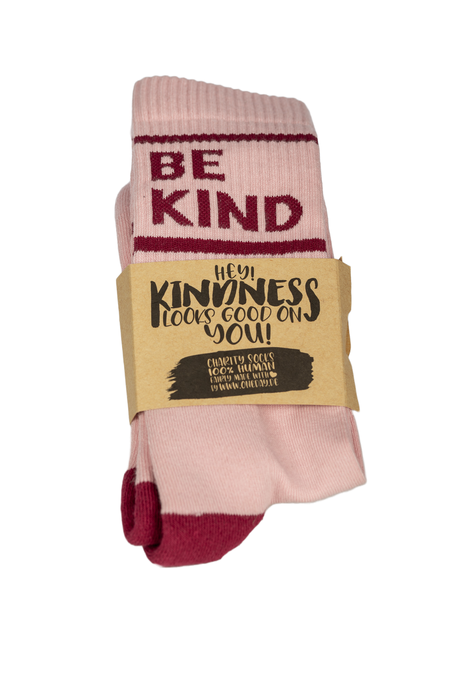 SOCKEN DESIGNED BY ONE DAY E.V.  “BE KIND”