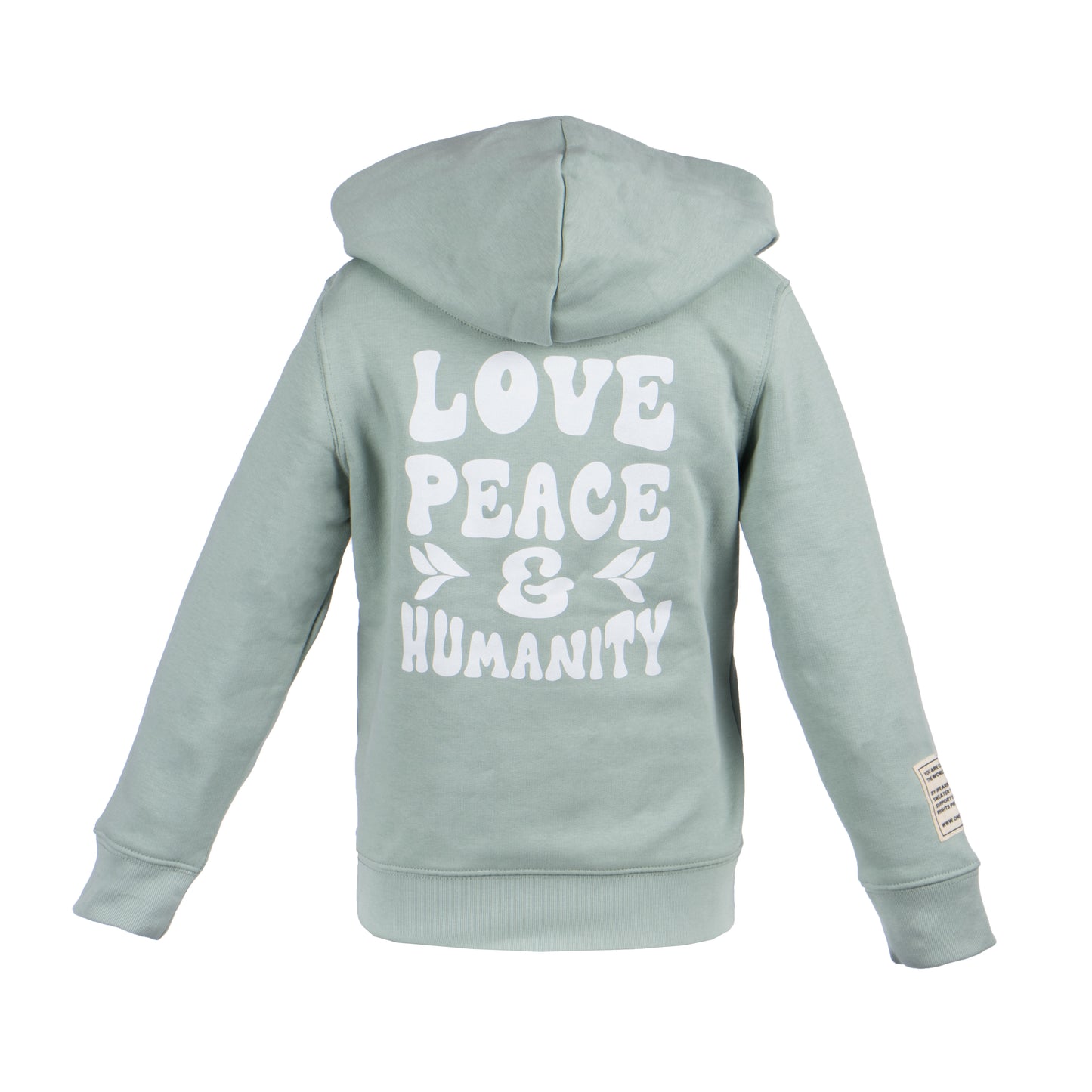 Kinder Hoodie „LOVE PEACE & HUMANITY”